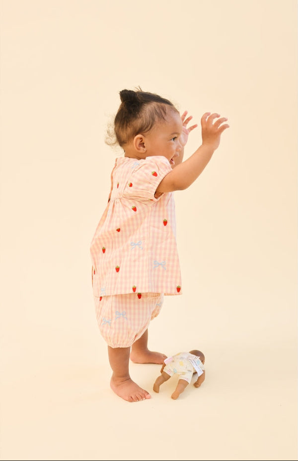 Berry/Bow Gingham