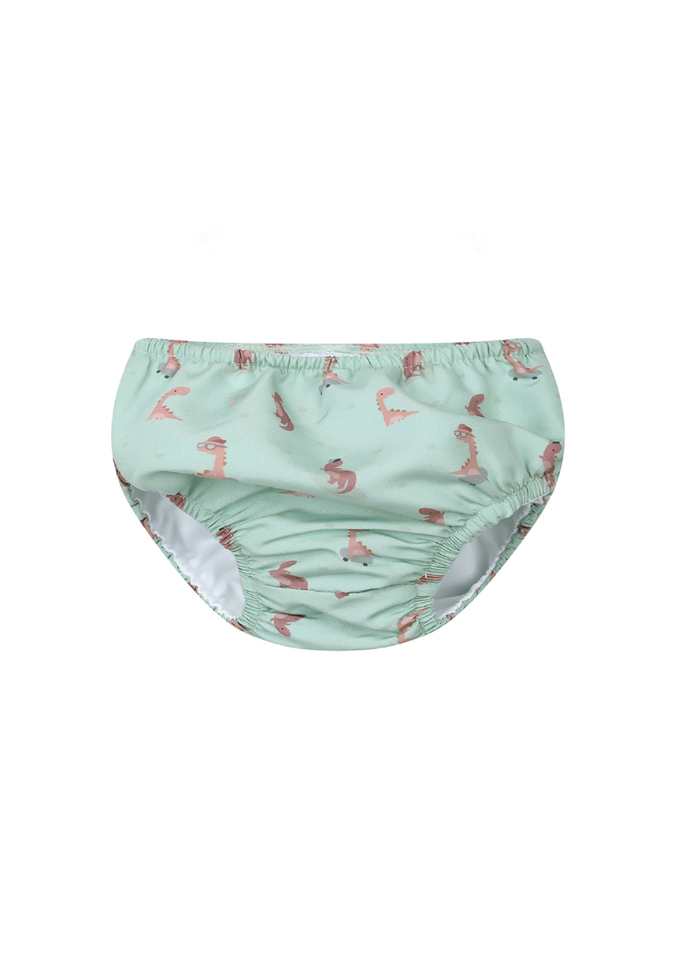 Monnëka Swim Diaper Flounces Cool Dinos