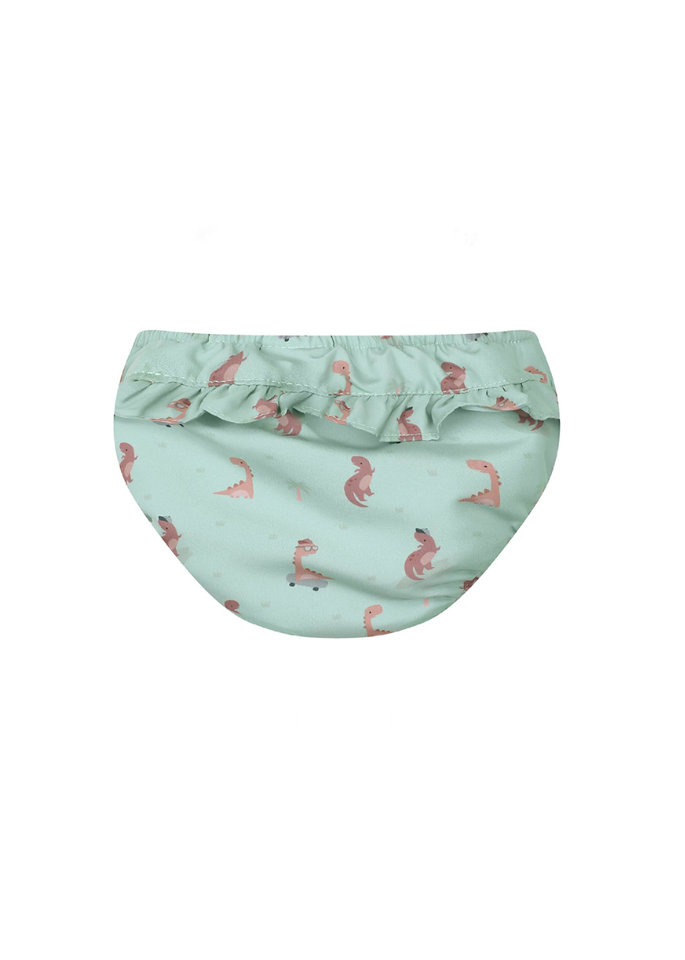 Monnëka Swim Diaper Flounces Cool Dinos