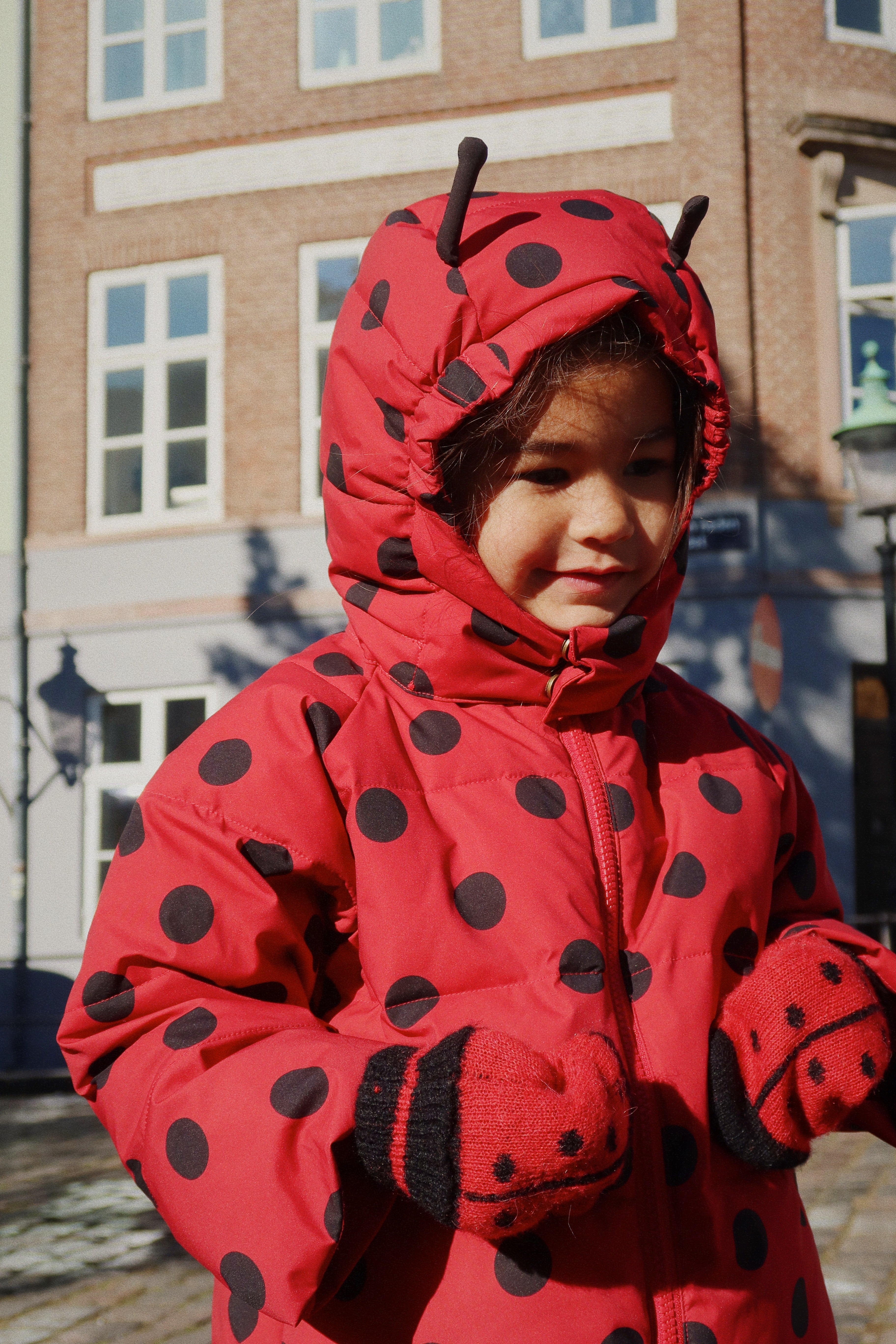 Ladybug gloves