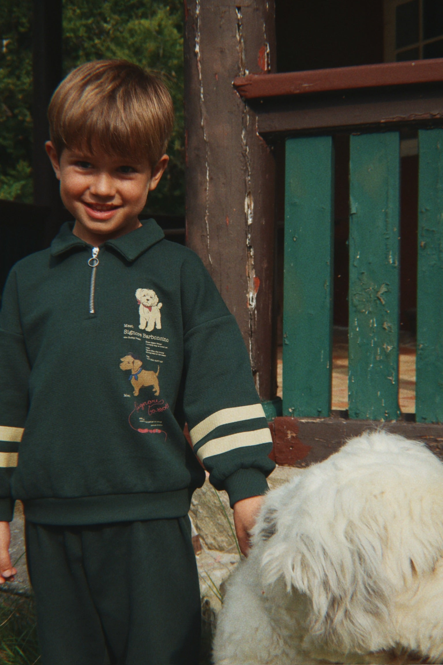 Doggy half-zip Sweater