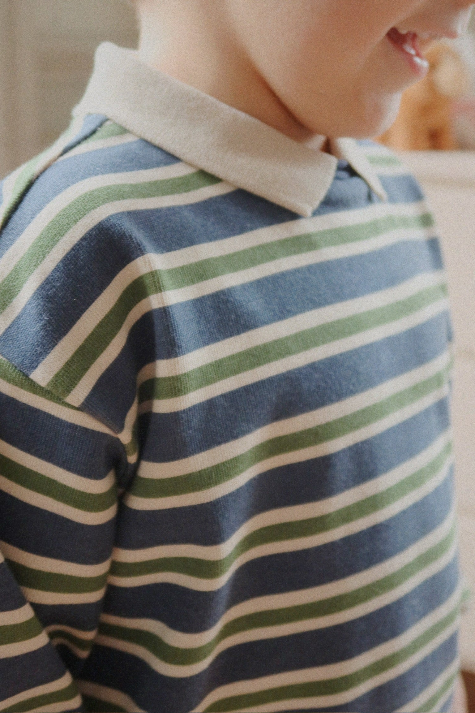 Spotty Polo Sweater