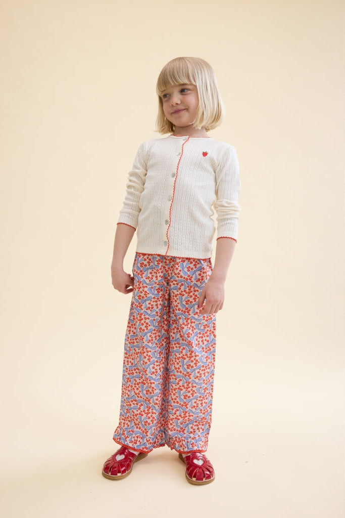 Flora Pointelle Vest