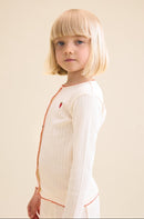 Flora Pointelle Vest