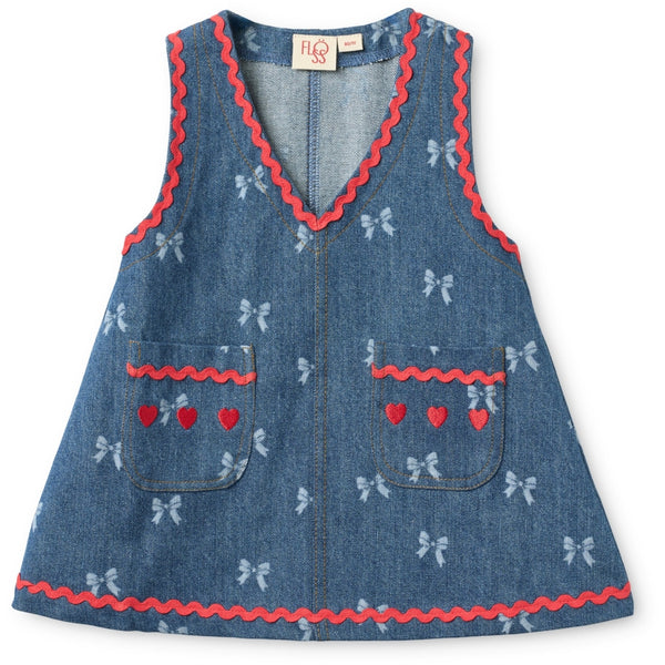 Denim Blue Bow