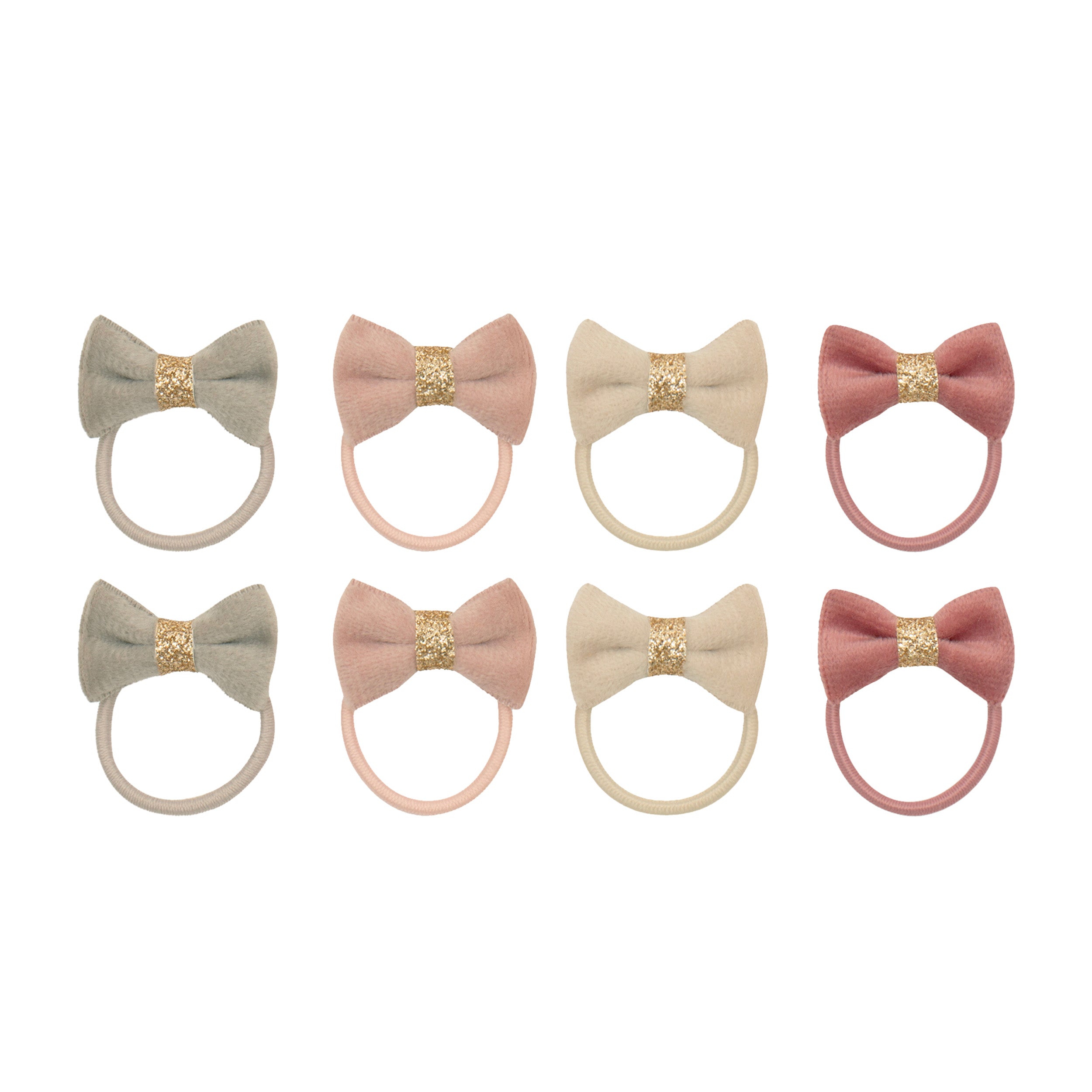 8-pack Tinkerbell Velvet stik elastiekjes