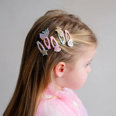 5-pack Dreamy Unicorn haarclipjes