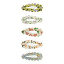 5-pack Spring Scalloped haarclipjes