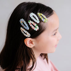 5-pack Spring Scalloped haarclipjes