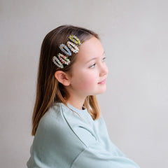 5-pack Spring Scalloped haarclipjes