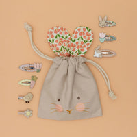 5-pack Bunny and Chick haarclipjes