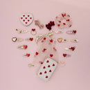 4-pack Scallop Heart haarclipjes