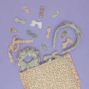 5-pack Spring Scalloped haarclipjes