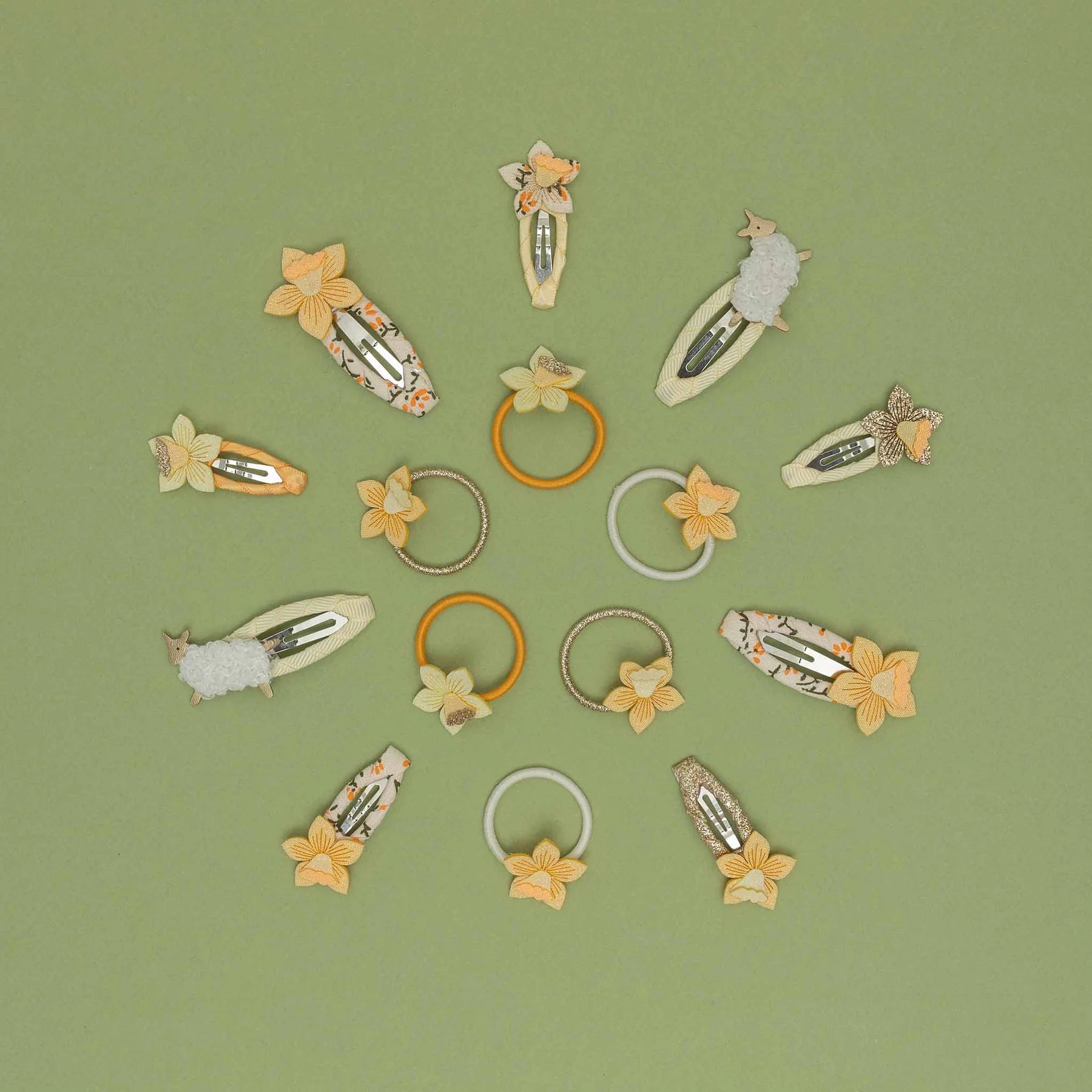 4-pack Spring Lamb haarclipjes