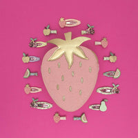 4-pack Summer Fruit haarclipjes