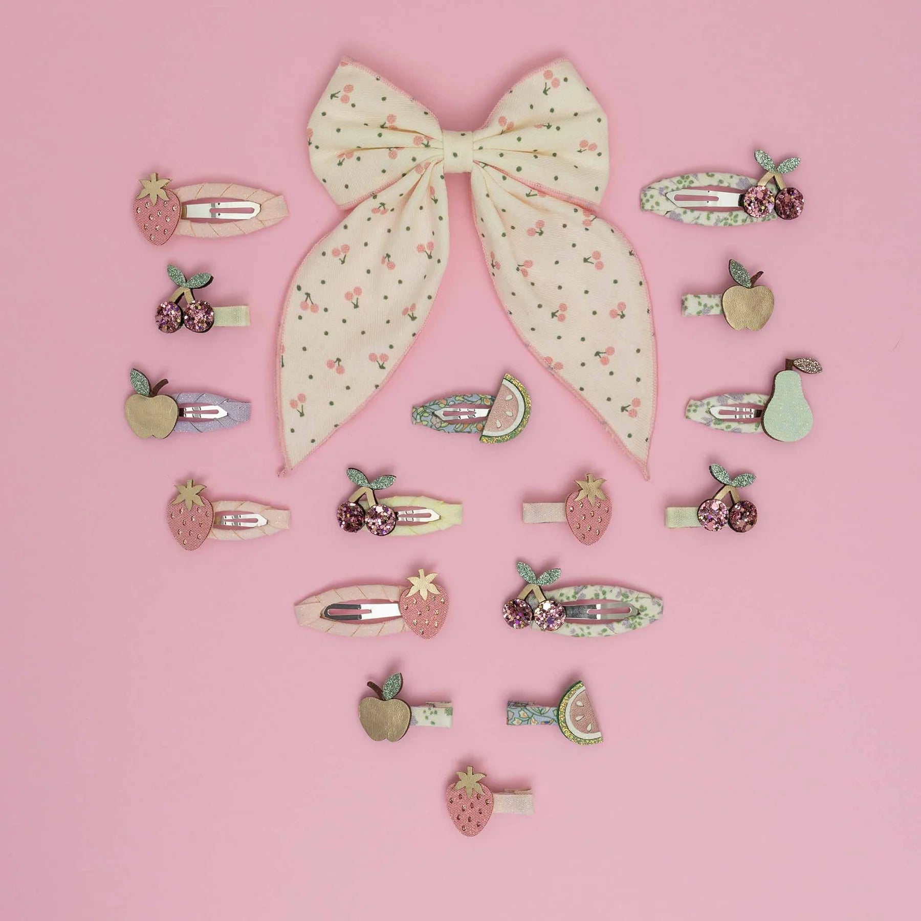 5-pack Fruit Salad haarclipjes