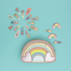 5-pack Scalloped Edge Mini haarclipjes