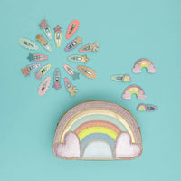 5-pack Sparkle Bow Mini haarclipjes