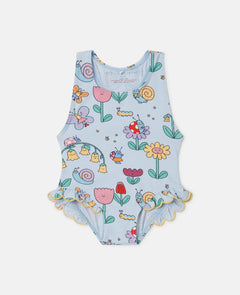 Floral Print Badpak