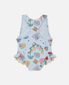 Floral Print Badpak