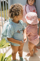 Monnëka Swim Diaper Flounces Cool Dinos