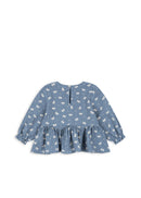 Vida Blouse met pofmouwen