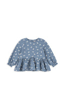 Vida Blouse met pofmouwen