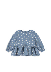 Vida Blouse met pofmouwen