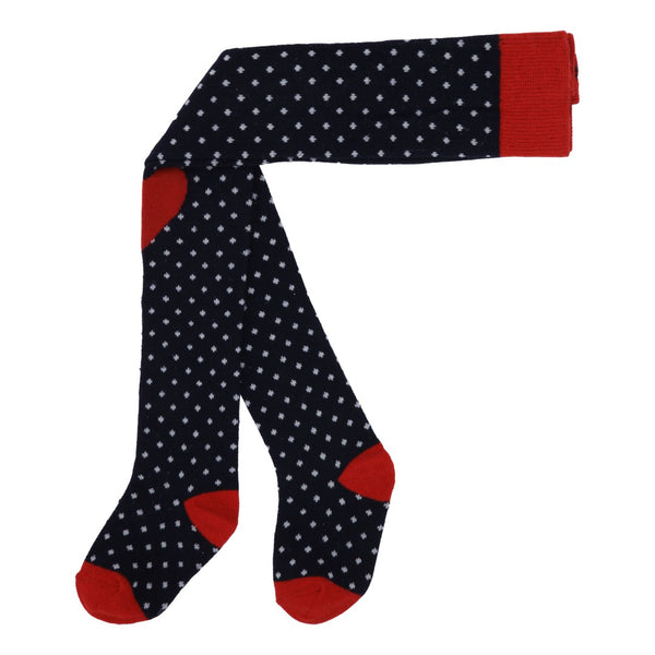 Navy Dot Heart
