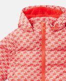 Wiggle Print / Love You Print Puffer Jas