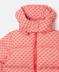 Wiggle Print / Love You Print Puffer Jas