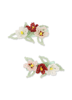 2-pack Bloemenveld haarclipjes