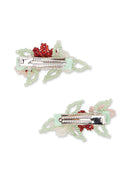 2-pack Bloemenveld haarclipjes