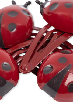 4-pack Ladybug haarclipjes