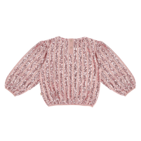 Puff Balloon Sequins Sweater