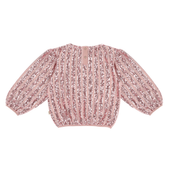 Puff Balloon Sequins Sweater