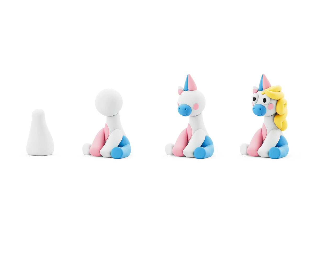 Rainbow Unicorn Lighty 3 potjes