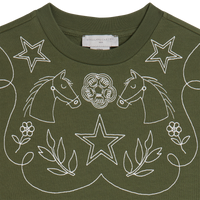 Green Star Sweater