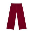 Maroon Wide-Leg Broek