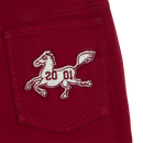 Maroon Wide-Leg Broek