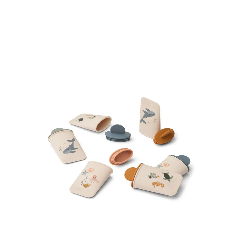 Malik Printed Mini Ice Pops 6-Pack