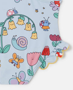 Floral Print Badpak