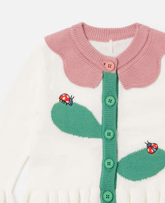 Floral Crochet Vest