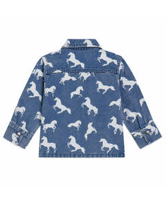 Horse Print Overshirt
