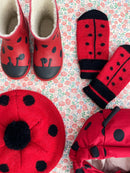 Ladybug gloves