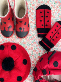 Ladybug gloves