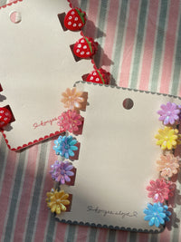 10-pack Mini Flower haarclipjes