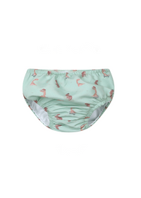 Monnëka Swim Diaper Flounces Cool Dinos