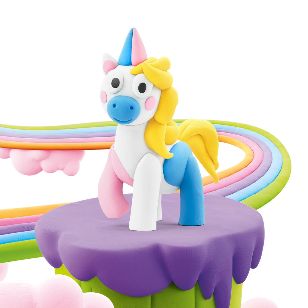 Rainbow Unicorn Lighty 3 potjes