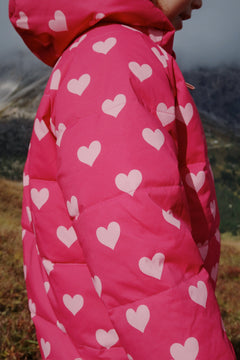 Nuka Jas roze met hartjes